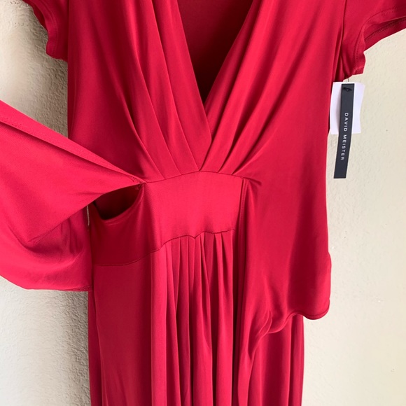NWT DAVID MEISTER Red Sexy Dress - Picture 6 of 8